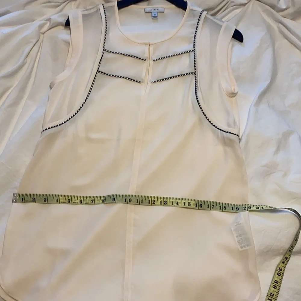 J. Crew Tall Sleeveless Corded Top size 2T tall